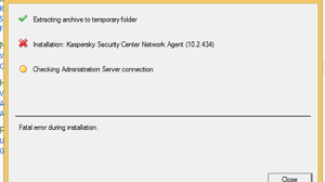 Kaspersky Network Agent Fatal Error During Installation Geeks Hangout