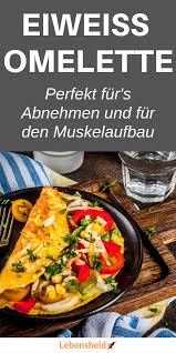 Eiweiss Omelette Mit Krautern Und Pilzen Lebensheld In 2020 Rezepte Einfache Gerichte Omelette