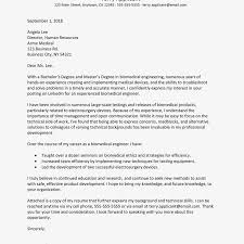 Biomedical Engineer Resume And Cover Letter Examples Cover Letter For Resume Engineering Resume Cover Letter Example