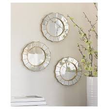 3 Piece Starburst Mirror Set Multi Colored Threshold Target Zerkalo Steklo