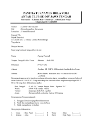 Contoh Surat Izin Keramaian Surat Surat Pengunduran Diri Gambar