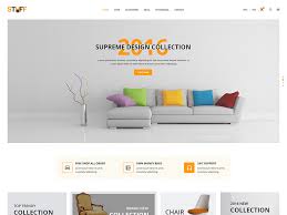 Stuff Furniture Ecommerce Psd Template Is An Awesome Design Idea For Your Online Furniture Shop Easy And Int Furniture Shop Design Online Furniture Shopping