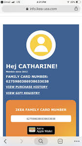 Pin By Catharine Perkins On Ikea Ikea Family Card Family Cards Ikea Family