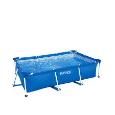Intex Metal Quadra Frame Pool 260 X 160cm Intex Rechteck Pool Stahlrohrbeck Ebay Splash Swimming Pool Rectangular Pool Above Ground Swimming Pools