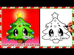 Easy Drawings How To Draw Christmas Tree Cute Christmas Stuff Things Top Drawing Videos Fu Easy Christmas Drawings Christmas Tree Drawing Christmas Drawing