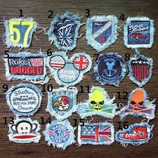 Skull Punk Band Patch Jeans Embroidery Patches Decorative Decals Embroidered Sew On Patch A38 Embroidery Patches Band Patches Sew On Patches