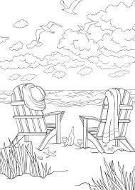 Collection of beach scene coloring pages (34). 5 Seaside Coloring Pages Summer Coloring Pages Beach Coloring Pages Coloring Book Pages