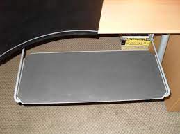 Ikea Galant Desk W Knos Desk Pad Summera Pull Out Keyboard Shelf Attic Renovation Attic Storage Attic Remodel