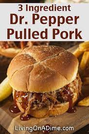 Easy 3 Ingredient Dr Pepper Pulled Pork Recipe Easy 3 Ingredient Dinner Recipes Bbq Pulled Pork Slow Cooker Slow Cooker Pulled Pork Pork Crockpot Recipes