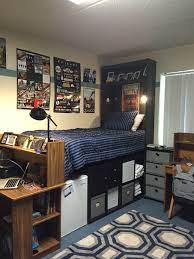 Connor S Dorm University Of Florida Dorm Room Diy College Bedroom Apartment College Apartment Decor