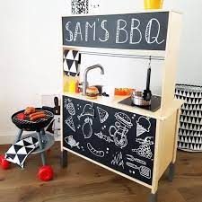Mobelfolie Passend Zur Ikea Duktig Kinderkuche Mit Der Passgenaue Tafelfolie Verwandelst Du Die Ruckseit Ikea Play Kitchen Ikea Kids Kitchen Diy Play Kitchen