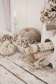 35 Exquisite White Fall Decor Ideas Digsdigs Fall Decor Shabby Chic Fall Shabby Chic Diy