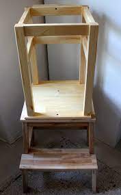Lernturm Selber Bauen Diy Anleitung Fur Ikea Hack Aus 2 Hockern Babyled Weaning Lernturm Ikea Lernturm Ikea Ideen