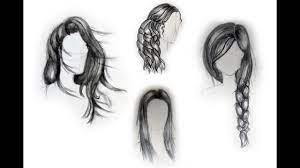 You will see that although i used the underdrawing as a guide, the overall. How To Draw Female Hairstyles For Beginners Youtube