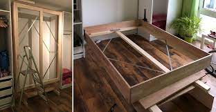 Diy Schrankbett Mit Ikea Pax Schrank Selber Bauen Suckfull Bautagebuch Aus Dem Solardorf In Norde Schrank Selber Bauen Schrankbett Selber Bauen Schrankbett