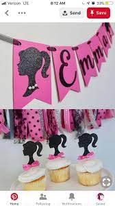 Pin By Diane Lara On Birthday E Barbie Theme Party Barbie Party Decorations Barbie Decorations