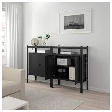 Bror Plank Met Kast Zwart Ikea Ikea Living Room Shelving Living Room Cabinets
