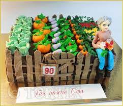 Torte Garten Zum 90 Geburtstag Motivtorte Geburtstag Gartenkuchen Motivtorte 90 Geburtstag