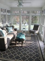 Converted A Brown Screened In Porch To This 3 Season Sanctuary House With Porch Sunroom Decorating Porch Furniture