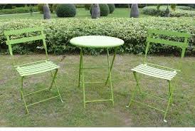 Target Shin Crest 3 Piece Folding Metal Patio Bistro Furniture Set Green Outdoor Patio Furniture Sets Outdoor Patio Furniture Outdoor Patio Set