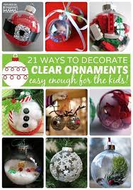 21 Homemade Christmas Ornaments Using Clear Ball Ornaments Christmas Ornaments Clear Christmas Ornaments Christmas Ornaments Homemade