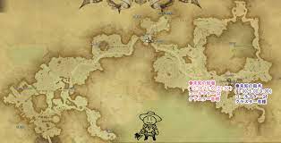モードゥナ地方 ギャザラー採取地図 まいすた Ff14 生産と金策の廃人街道