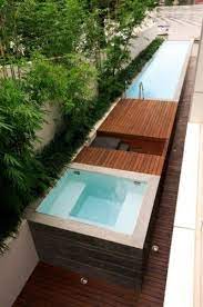 Modern Swimming Pool Design Ideas Pictures Remodel And Decor Hot Tub Garden Hot Tub Designs Modern Pools