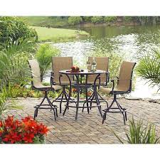 Allen Roth Dining Set Patio Bar Outdoor Bistro Set Outdoor Patio Set