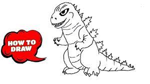 How To Draw Godzilla Cartoon Godzilla Drawing Sketchup Tutorial For Online Art Tutorials Youtube Art Tutorials Drawings