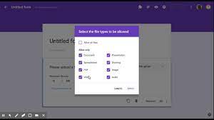 File Upload In Google Forms Youtube