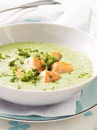 Kalte Joghurt Gurkensuppe Mit Lachs Rezept Lecker Rezept Gurkensuppe Rezepte Gurkensuppe Rezept