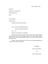 Contoh Surat Izin Sakit Sekolah Sma Surat Sma Sekolah