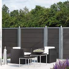 Sichtschutzelement Wpc 180 X 180 Cm Sichtschutzzaun Sichtschutz Garten Zaun Sichtschutz Bauhaus