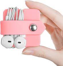 Amazon Com Elfrhino Silicone Earphone Organizer Earphone Wrap Winder Headphone Cord Organizer Wrap Winder Manager Cable Winder Pink 1 Piece Electronics Buy products related to earphone on extra saudi.