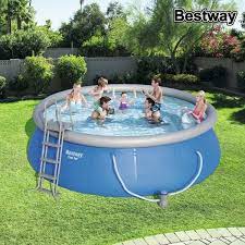 Runder Pool Mit Filterpumpe Bestway Schwimmbad Sommer Garten Kinder Baden Pool Swimmingpool Schwimmbecken