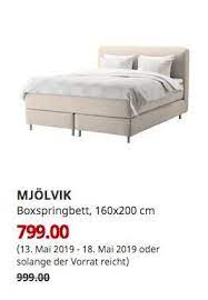 Ikea Kaarst Mjolvik Boxspringbett Hovag Fest Tuddal Beige 160x200 Cm Boxspringbett Ikea Ikea Kaarst