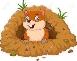 Vector Illustration Of Cartoon Groundhog Looking Out Of Hole Sponsored Illustration Vector Cartoon Hole Groundhog Malvorlagen Figur Vorlagen