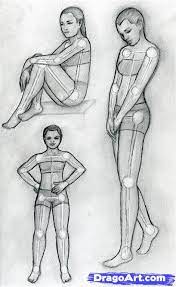 Draw A Person Google Search Person Drawing Drawing Techniques Cartoon Drawings How do i use this method while trying to get a realistic likeness?