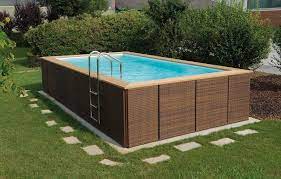 Viele Hochwertige Pool Modelle In Grossartigen Designs Patiodepapas Viele Hochwertige Pool Small Backyard Pools Swimming Pools Backyard Inground Backyard Pool