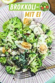 Brokkoli Salat Mit Ei Rezept In 2020 Brokkoli Salate Gesunde Rezepte Leckere Salate