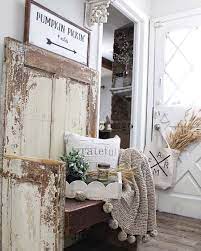 50 Absolutely Gorgeous Farmhouse Fall Decorating Ideas Shabby Chic Entryway Fall Home Decor Rustic Fall Decor