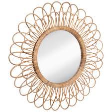 Rattan Flower Wall Mirror Hobby Lobby 1810084 Rattan Mirror Mirror Wall Boho Mirrors