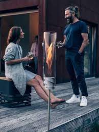 Spin Bioethanol Windlicht Von Hofats Tischfeuer Warmend Design Fur Aussenkuche Feuerstellen Im Freien Fackel
