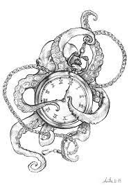 Images For Octopus Drawing Tattoo Octopus Drawing Cool Shoulder Tattoos Star Tattoos