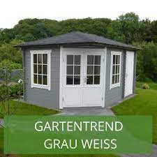 Gartenhaus Grau Weiss Moderner Gartentrend Mit Stil Gartenhaus Grau 5 Eck Gartenhaus Gartenhaus