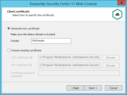 Installing Kaspersky Security Center 11 Web Console