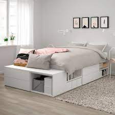 Platsa Bettgestell Mit 4 Schubladen Weiss Fonnes Ikea Osterreich Idee Camera Da Letto Ikea Stanza Da Letto Ikea Idee Per Piccole Camere Da Letto