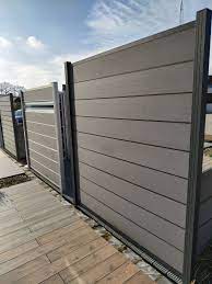 Wpc Steckzaune Vorgarten Zaun Sichtschutzzaun Garten Garten Zaun Ideen