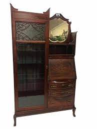 Fit a computer desk with hutch into existing decor to make it easy for you to blend items with the current office try a classic wood piece for a home office in a traditional study lined with vintage bookcases. What Is The History Of An Antique Secretary Desk What Is The Value Of An Antique Side By Side Secretary Desk Bohemian S