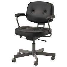 Alefjall Office Chair Glose Black Ikea In 2020 Office Chair Chair Home Office Chairs